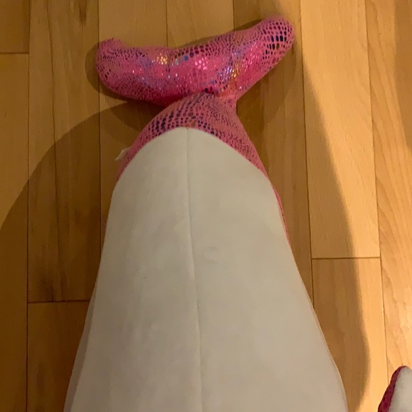 VEUC TY Sparkles Plush Pink Dolphin Glittery And Sparkly 21" Stuffed Animal Toy - Picture 9 of 14